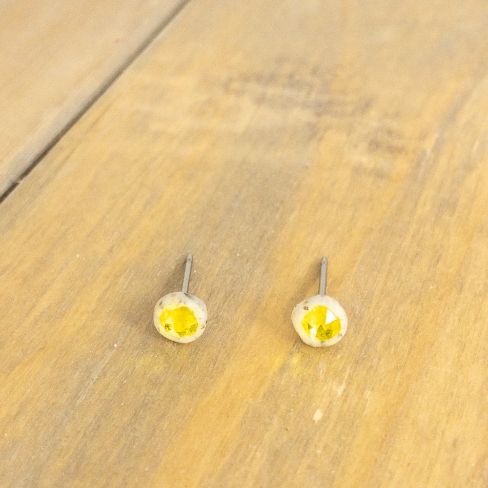 Artist Made Swarovski Crystal Studs